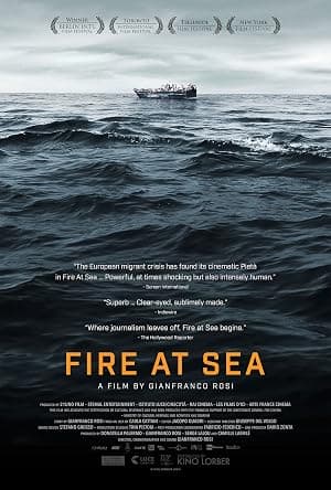 Poster for Fire at Sea