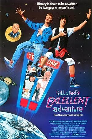 Poster for Bill & Ted's Excellent Adventure