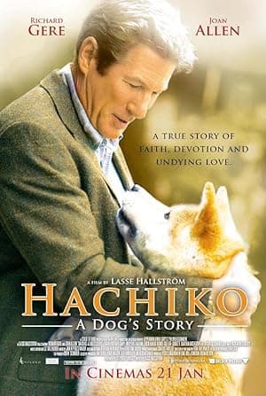 Poster for Hachi: A Dog's Tale
