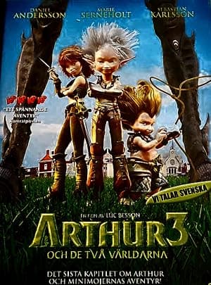 Poster for Arthur 3: The War of the Two Worlds